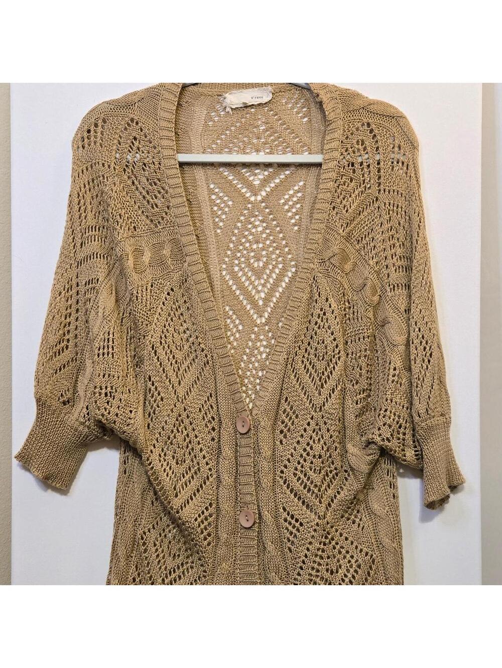 Ivyrevel Women's Tan and Brown Cardigan